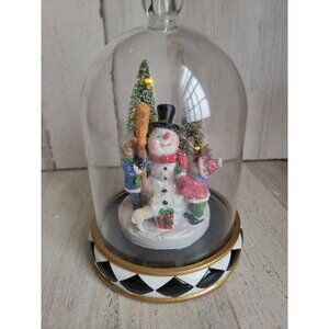 Unique‎ light up snowdome snowman kids dog tree home decor Xmas